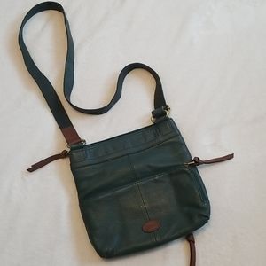 Fossil Morgan Traveler Crossbody Bag Genuine Leather Purse Excellent Condition